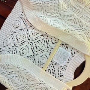 Candie's Cream Knit Top